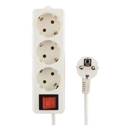 Удлинитель Гарнизон ELB-G3-W-3, 3 розетки, 3 м, White в ДНС