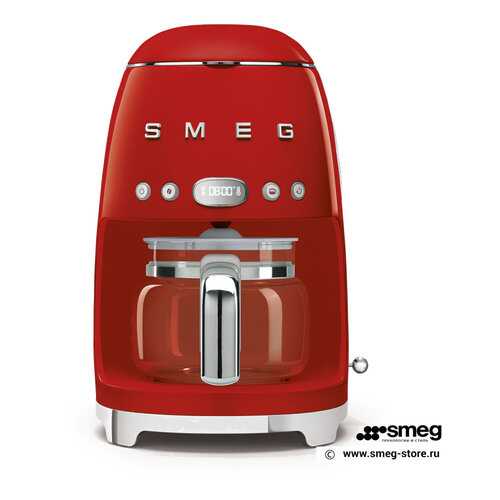 Кофеварка капельного типа Smeg DCF02RDEU Red в ДНС