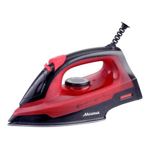 Утюг Аксинья КС-3004 Black/Red в ДНС