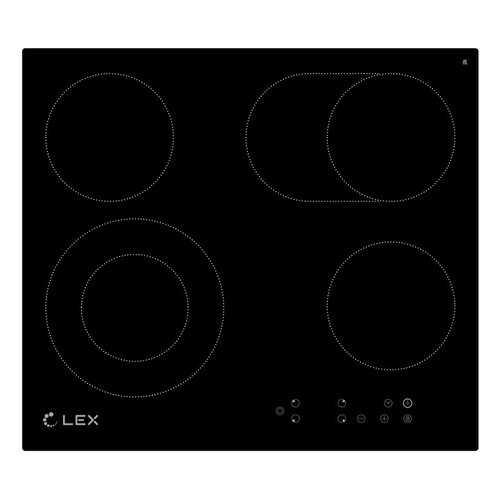 Встраиваемая варочная панель электрическая LEX EVH 642 BL Black в ДНС