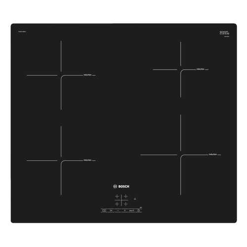 Встраиваемая варочная панель индукционная Bosch PUE611BB1E Black в ДНС