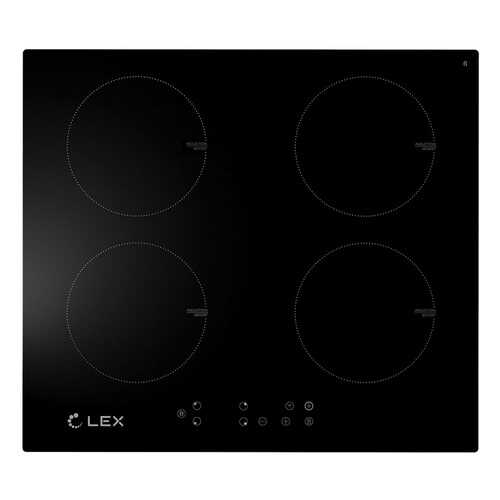 Встраиваемая варочная панель индукционная LEX EVI 640 BL Black в ДНС